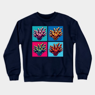 Pop Sponge Art - Trendy Marine Life Crewneck Sweatshirt